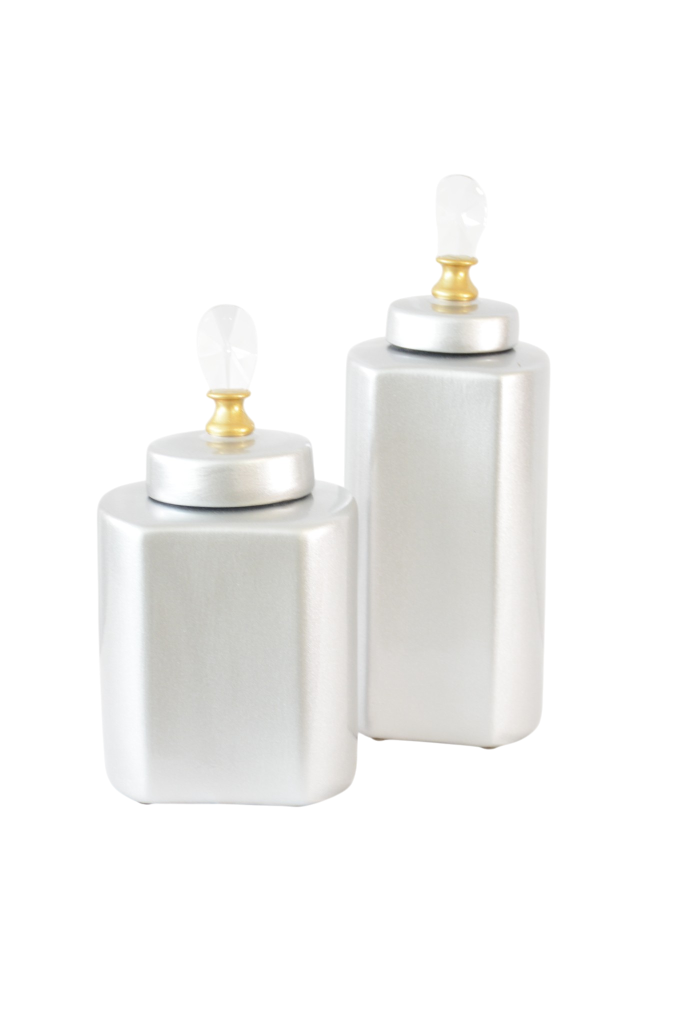 033 Conjunto de Potes Decorativos White Light - Image 1