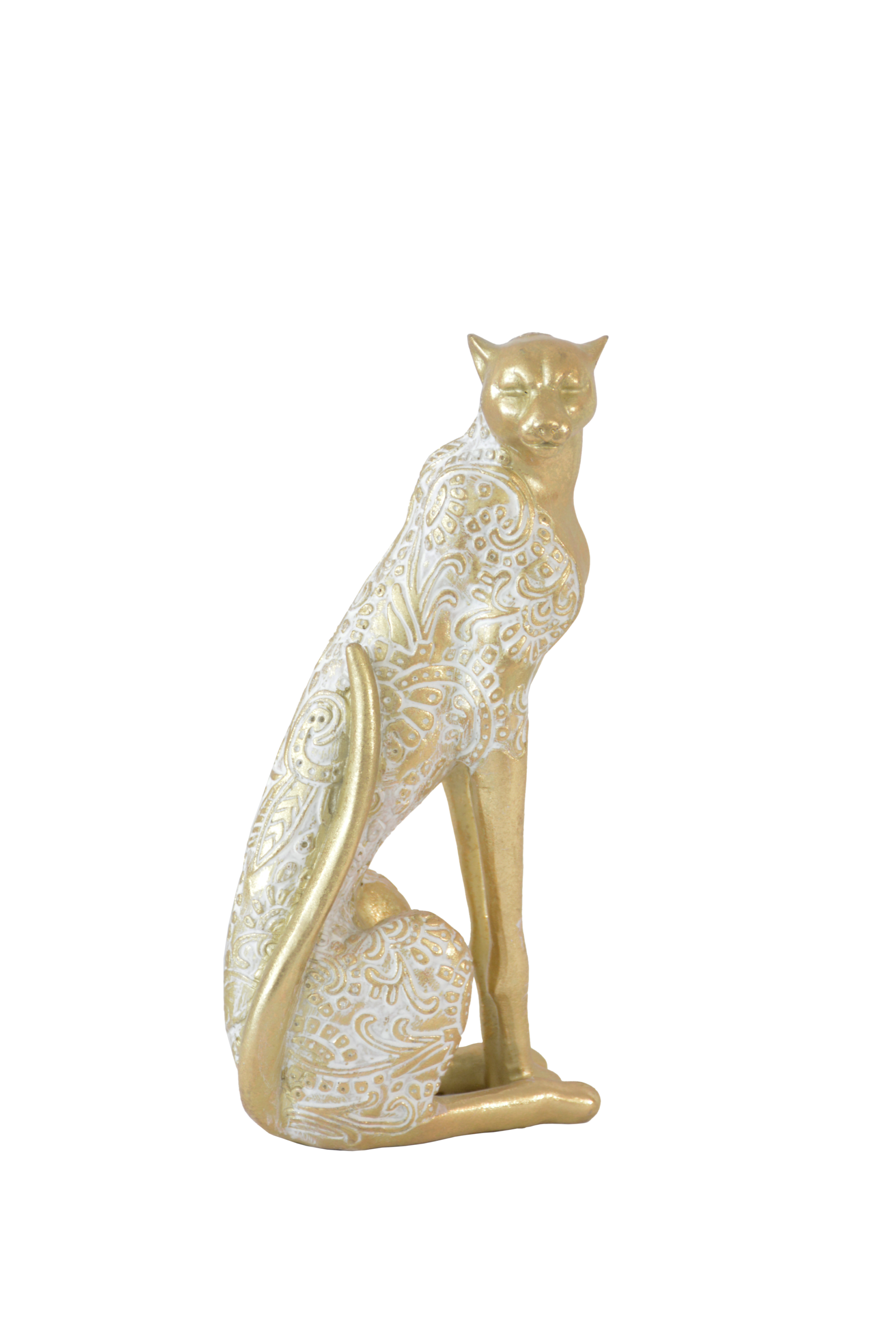 075 Escultura Guepardo Elegante (Sentado) - Image 1