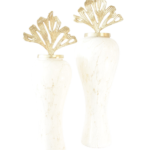 Conjunto de Potes Decorativos Coral Elegance