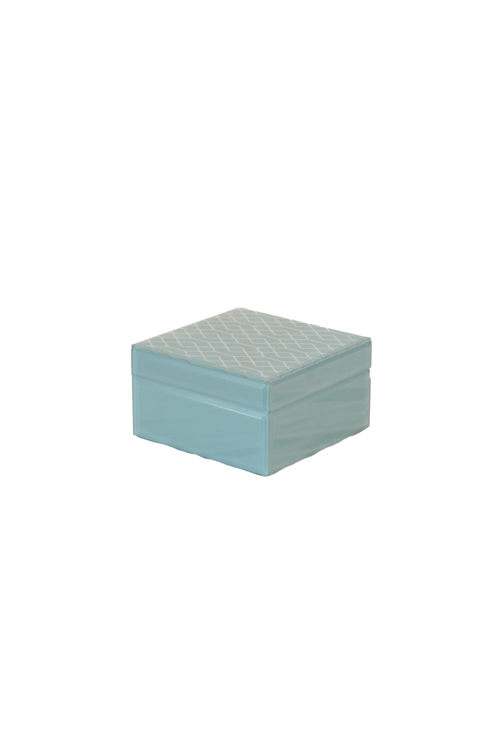 167 Caixa Quadrada Azul-Menta Minimalista - Image 1