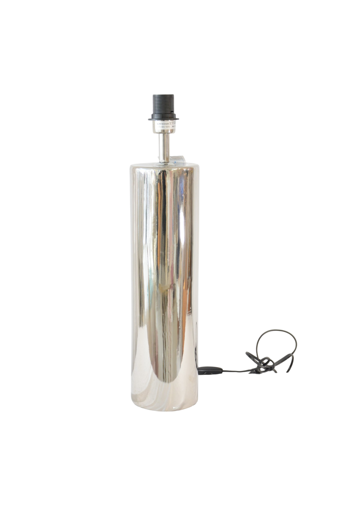 178 Candeeiro de Mesa Ceramic Silver - Image 1