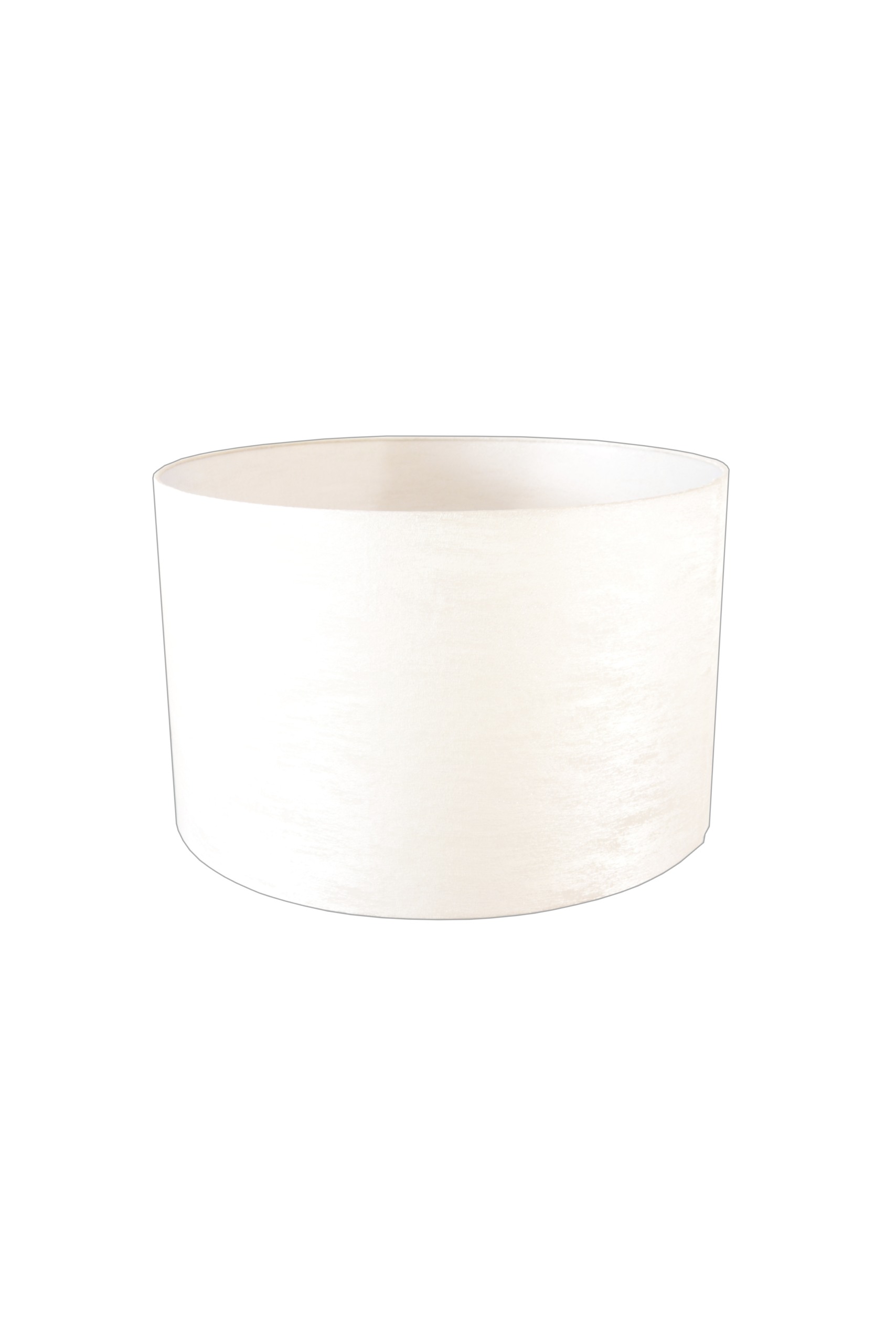 240 Abat-jour Cilíndrico Textura Seda Creme - Image 1