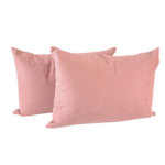 Conjunto de Almofadas Retangulares Rosa-Pastel