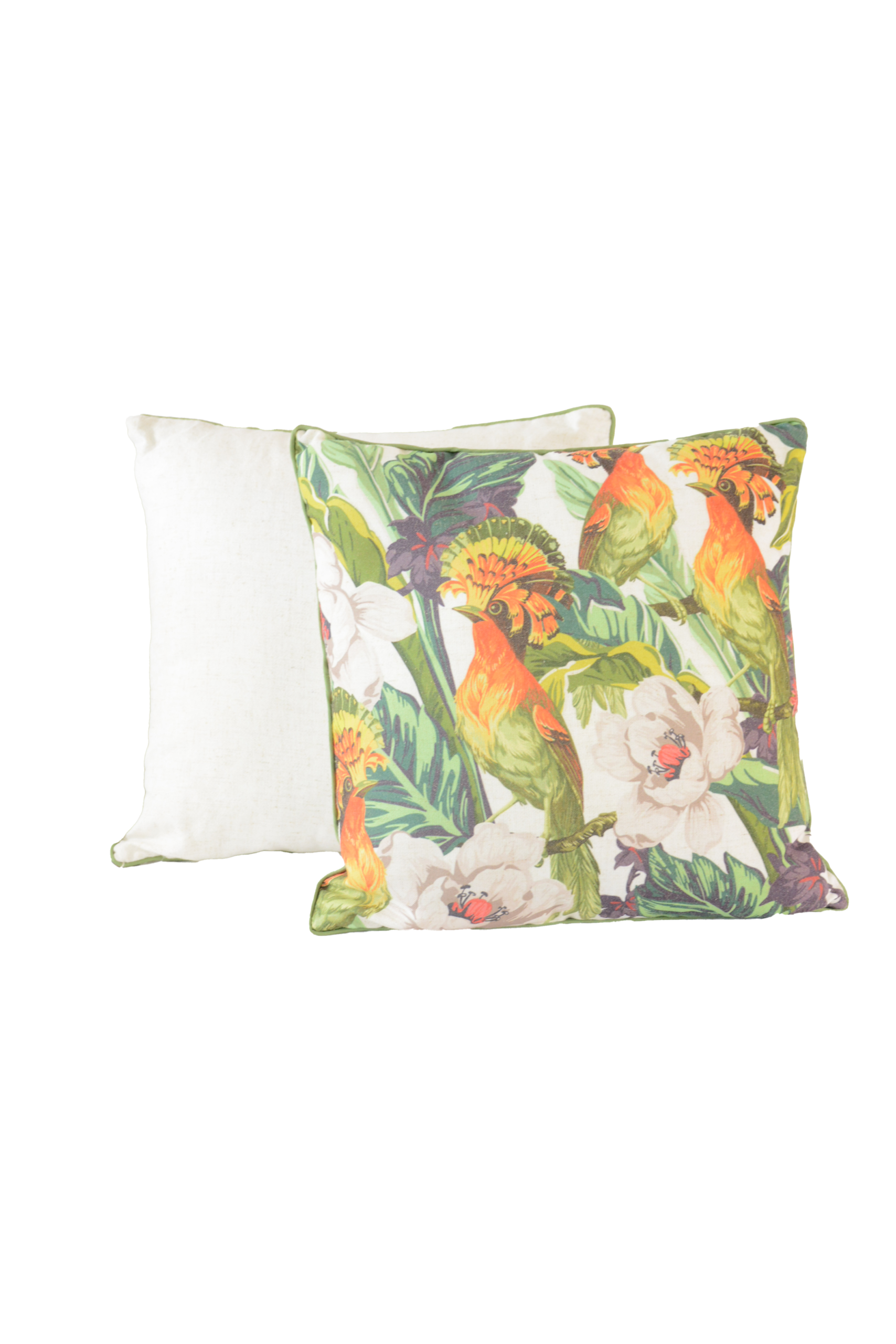 302 Conjunto de Almofadas Papagaio Tropical e Selva - Image 1