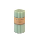 Velas Cilíndricas Caneladas Modernas