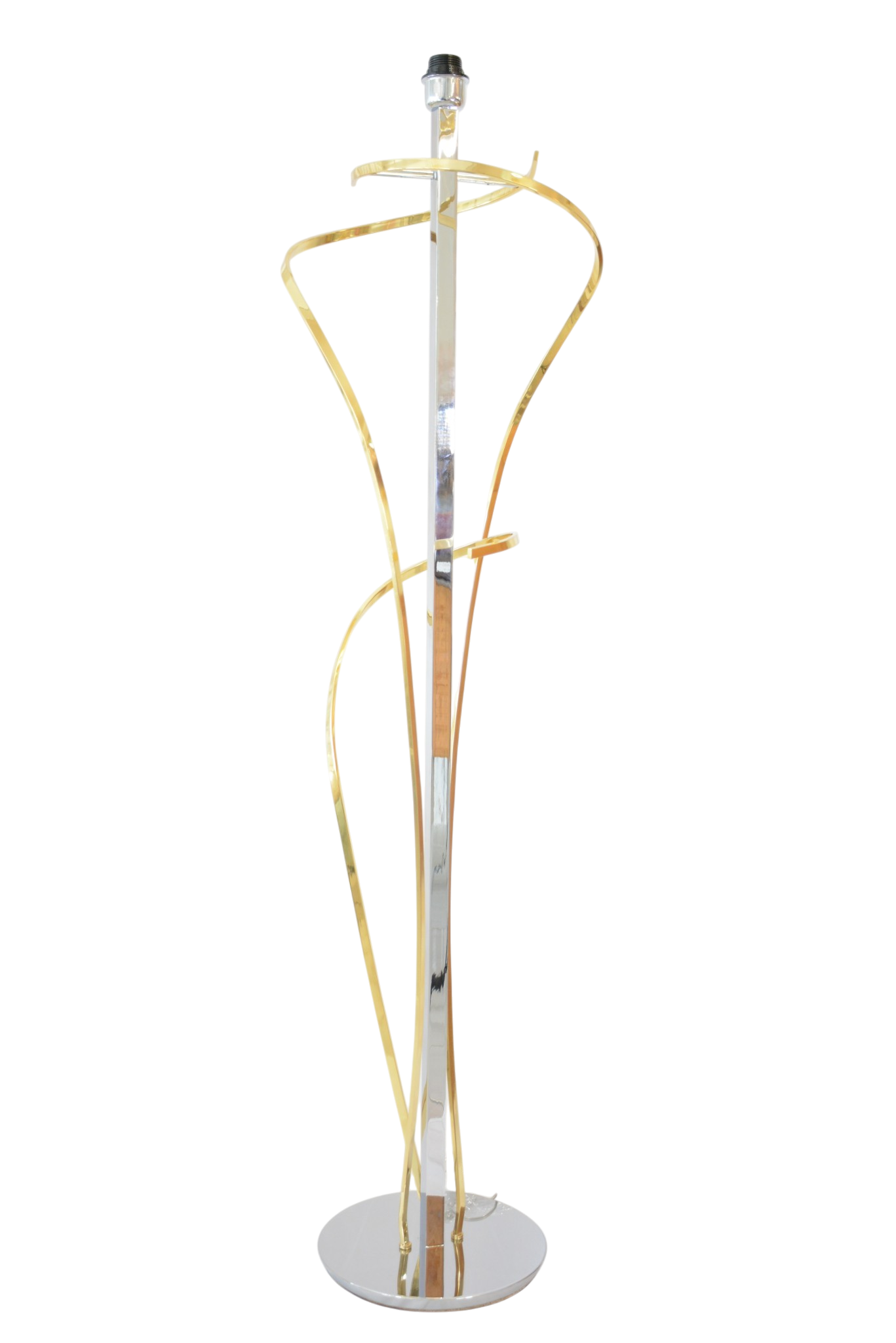 588 Candeeiro de Chão Golden Twist - Image 1