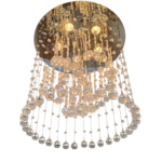 Plafond Cascata de Cristais Glamour