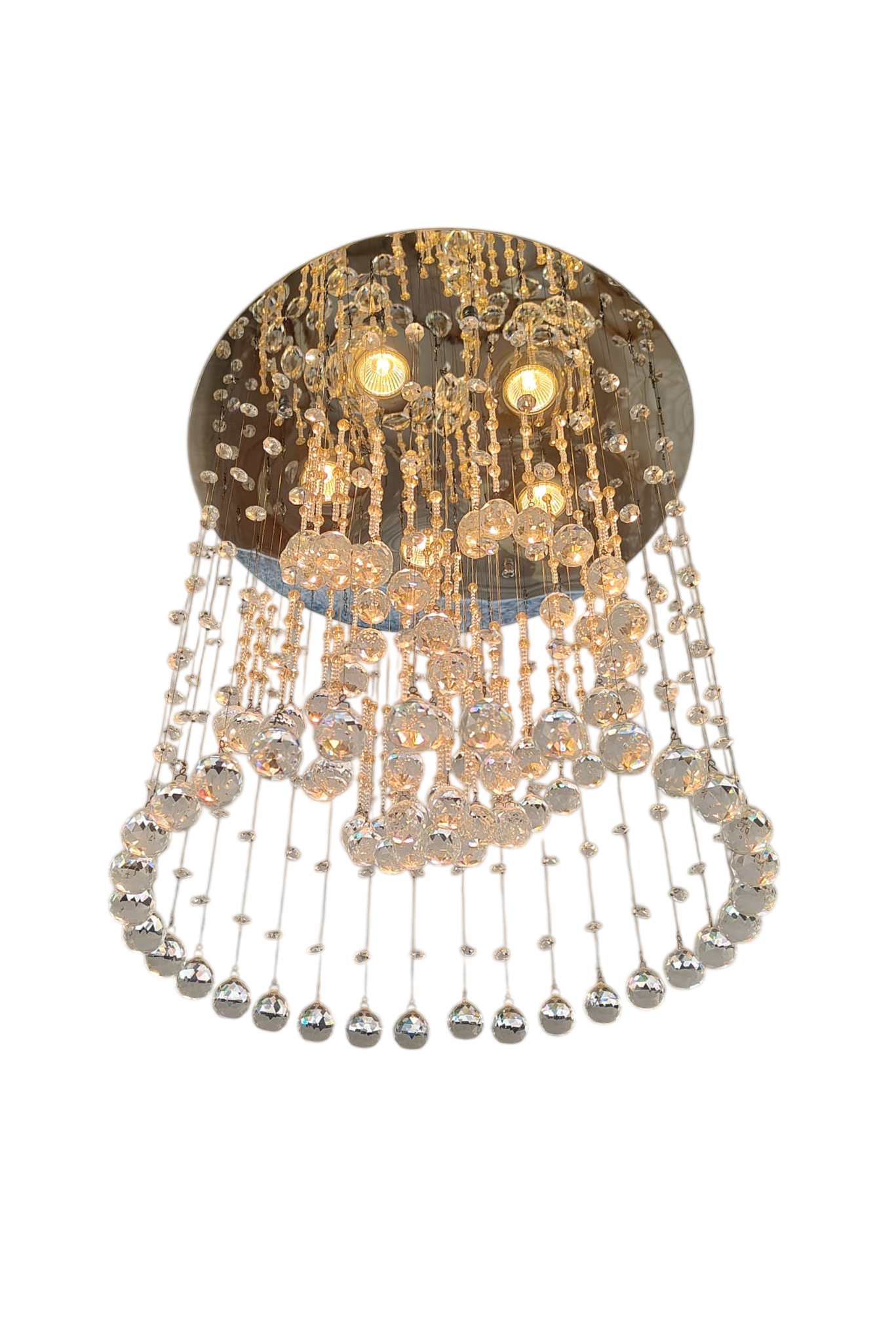 6 - CT Plafond Cascata de Cristais Glamour - Image 1