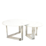 Conjunto de Mesas Silver Marble