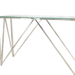 Consola Silver Geometry