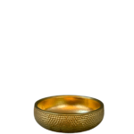 Taça Decorativa Dourada Martelada